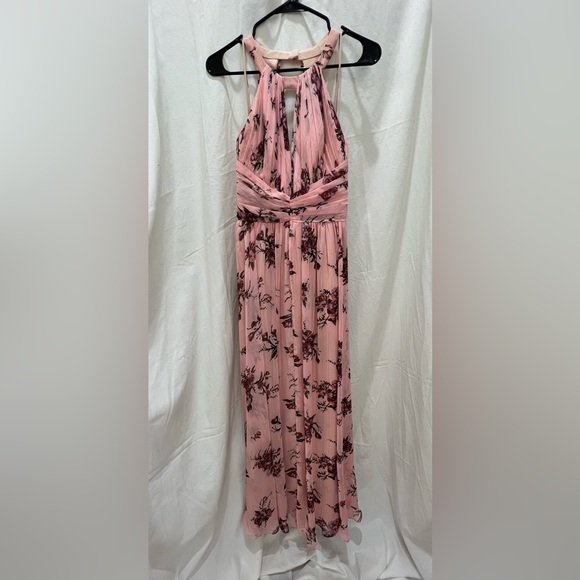 NWT Marchesa Notte Carrara Floral Pink Floral Maxi Dress - Picture 6 of 12